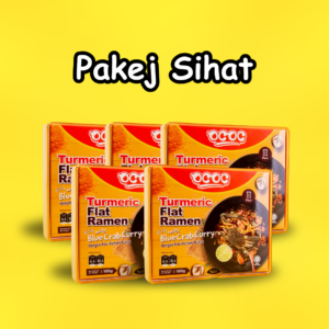 Ramen Ketam x5: Pakej Sihat